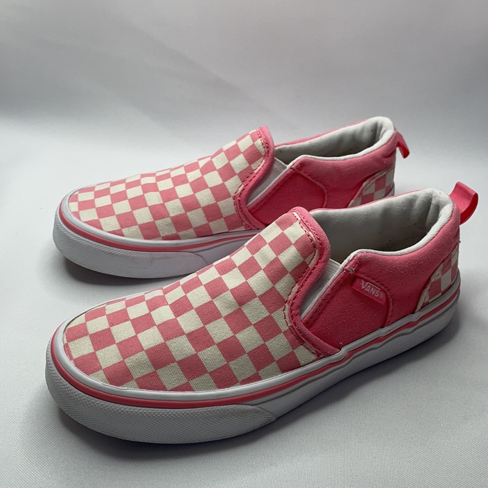 VANS Kids missy checker sneakers shoes size 2